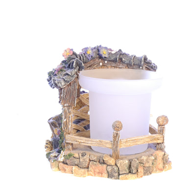 The Bearstone Collection 27757 Clementine Garden Romance Spring Candle 2000 Box Back Right View