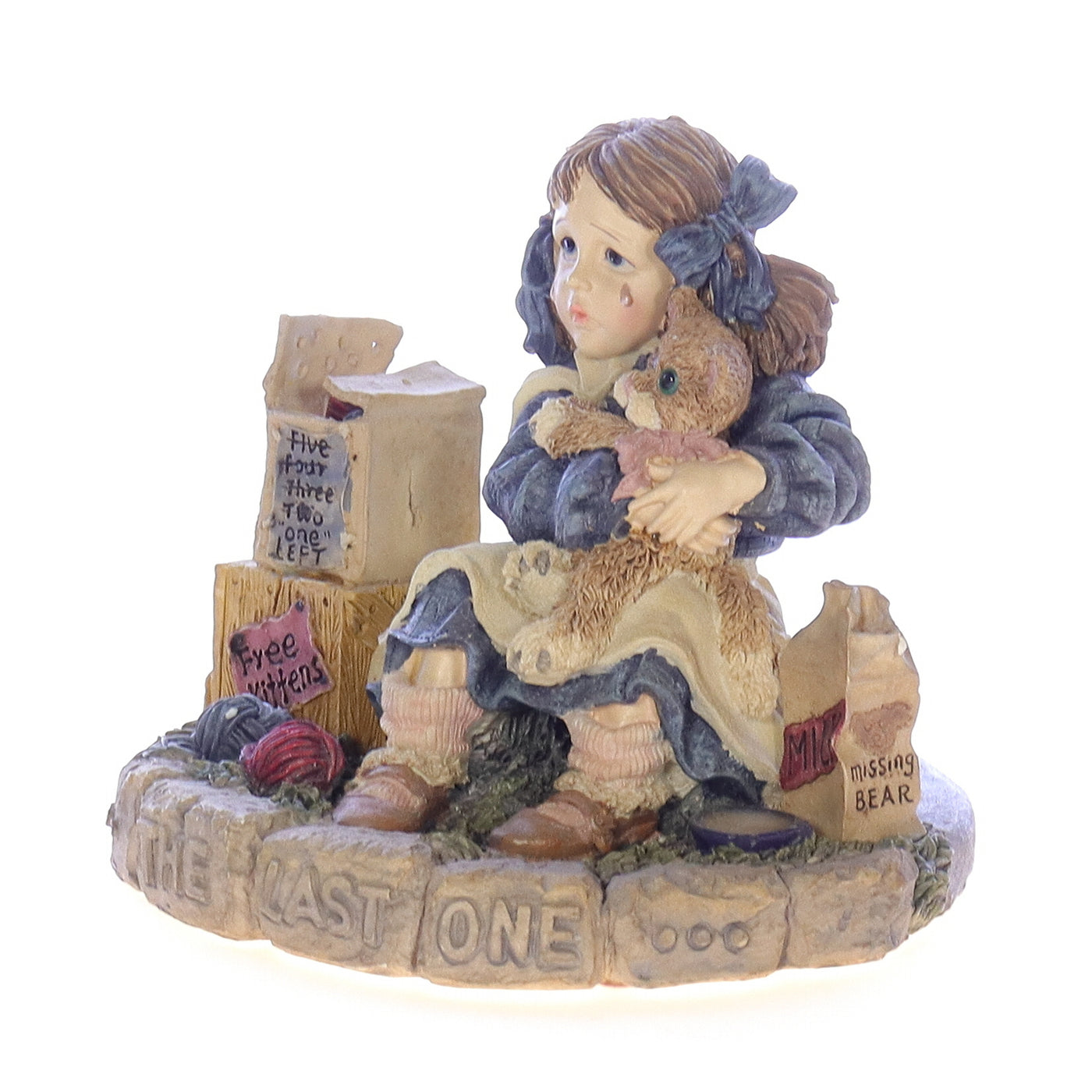 The_Dollstone_Collection_3530V_Jamie_and_Thomasina_The_Last_One_Animal_Figurine_1998 Front Left View