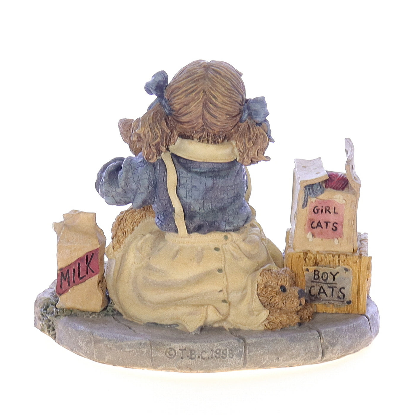 The_Dollstone_Collection_3530V_Jamie_and_Thomasina_The_Last_One_Animal_Figurine_1998 Back View