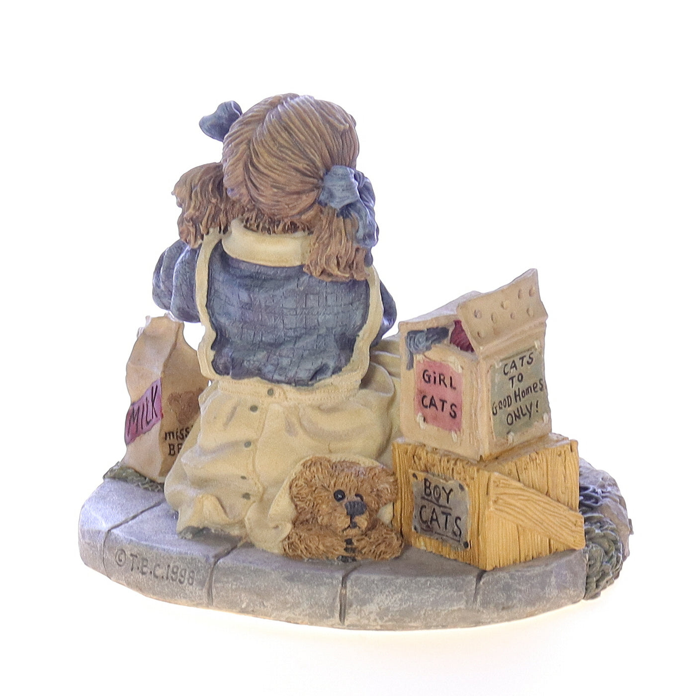 The_Dollstone_Collection_3530V_Jamie_and_Thomasina_The_Last_One_Animal_Figurine_1998 Back Right View
