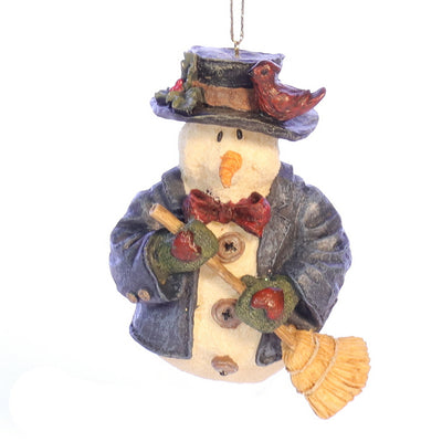 The Folkstone Collection 2565 Willie with Broom Christmas Ornament 1996 Box Front View