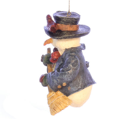 The Folkstone Collection 2565 Willie with Broom Christmas Ornament 1996 Box Left Side View