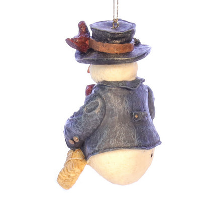 The Folkstone Collection 2565 Willie with Broom Christmas Ornament 1996 Box Back Left View