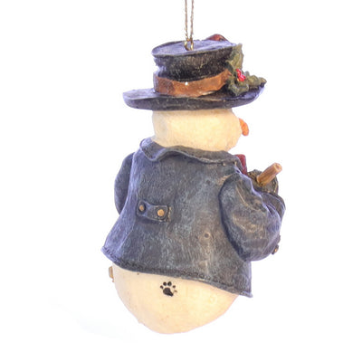 The Folkstone Collection 2565 Willie with Broom Christmas Ornament 1996 Box Back Right View