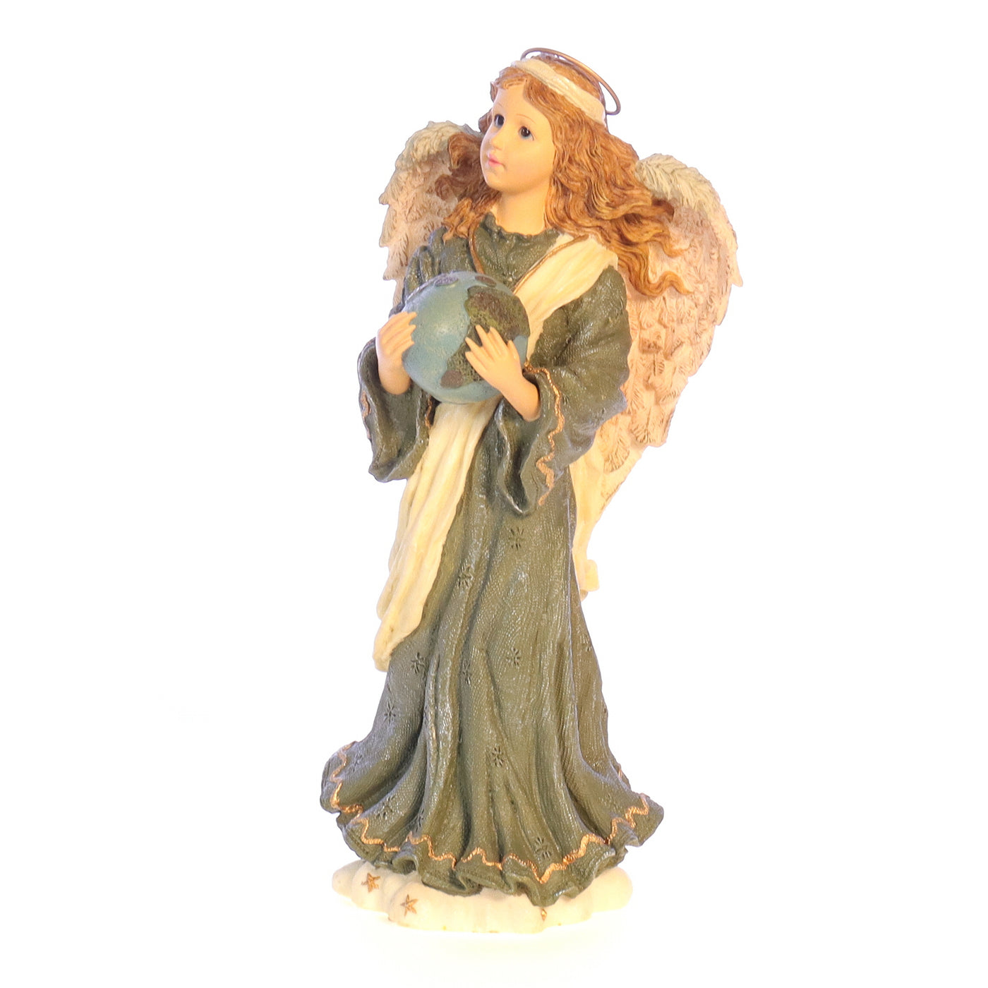 The Folkstone Collection 28212 Aquarius The Dawning Angel Figurine 2000 Box Front Left View