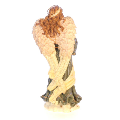 The Folkstone Collection 28212 Aquarius The Dawning Angel Figurine 2000 Box Back Right View