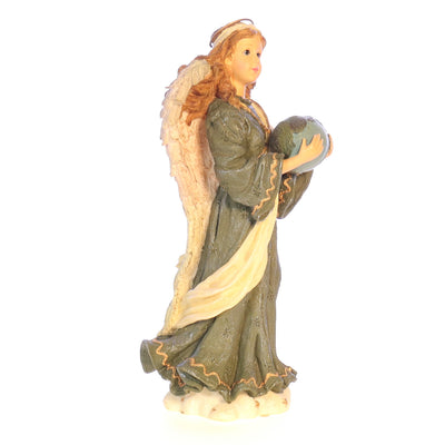 The Folkstone Collection 28212 Aquarius The Dawning Angel Figurine 2000 Box Front Right View