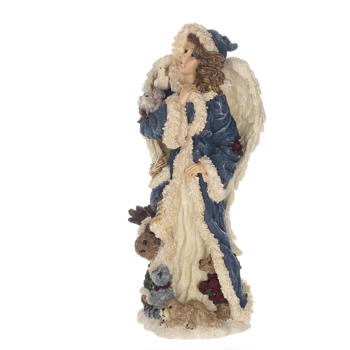 The Folkstone Collection 28214 Franceska Gentleeheart All Creatures Great and Small Christmas Figurine 2000 Box Front Left View