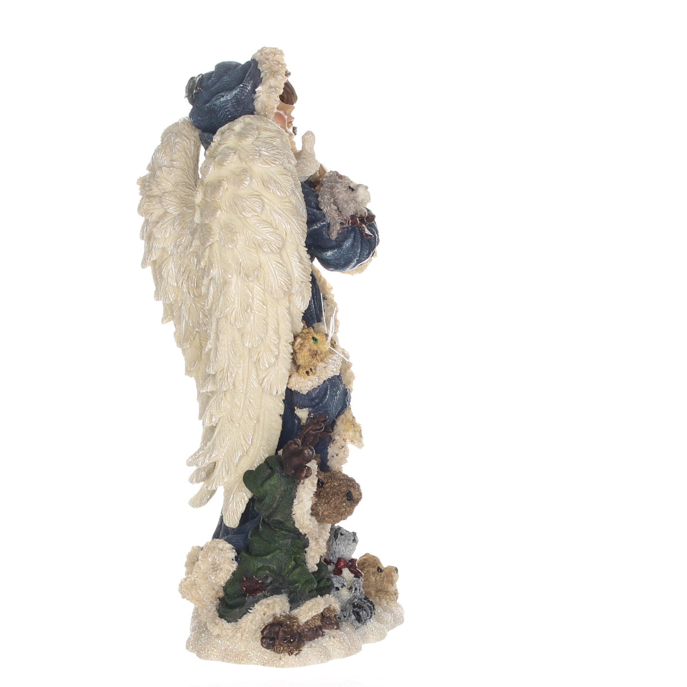 The Folkstone Collection 28214 Franceska Gentleeheart All Creatures Great and Small Christmas Figurine 2000 Box Right View