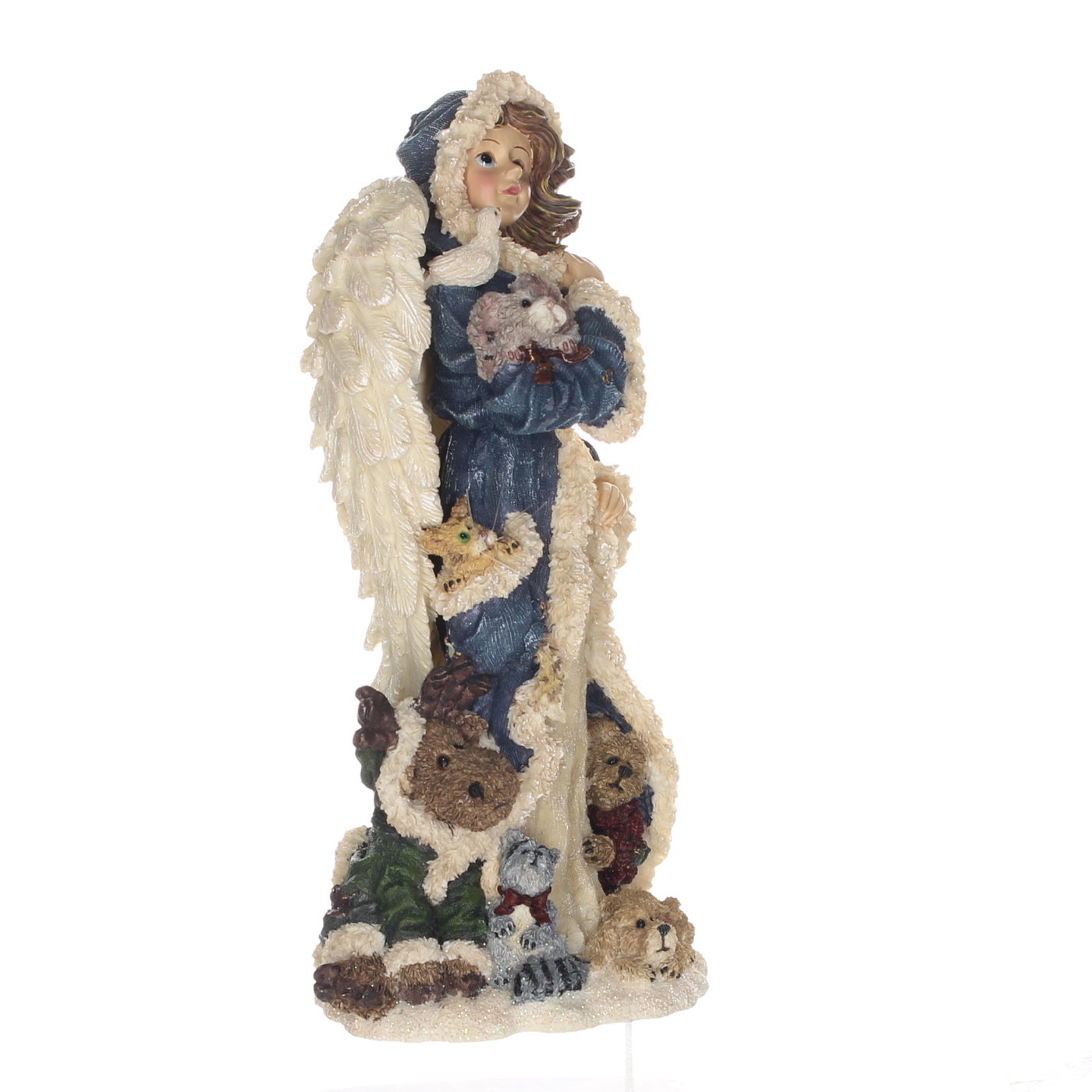 The Folkstone Collection 28214 Franceska Gentleeheart All Creatures Great and Small Christmas Figurine 2000 Box Front Right View