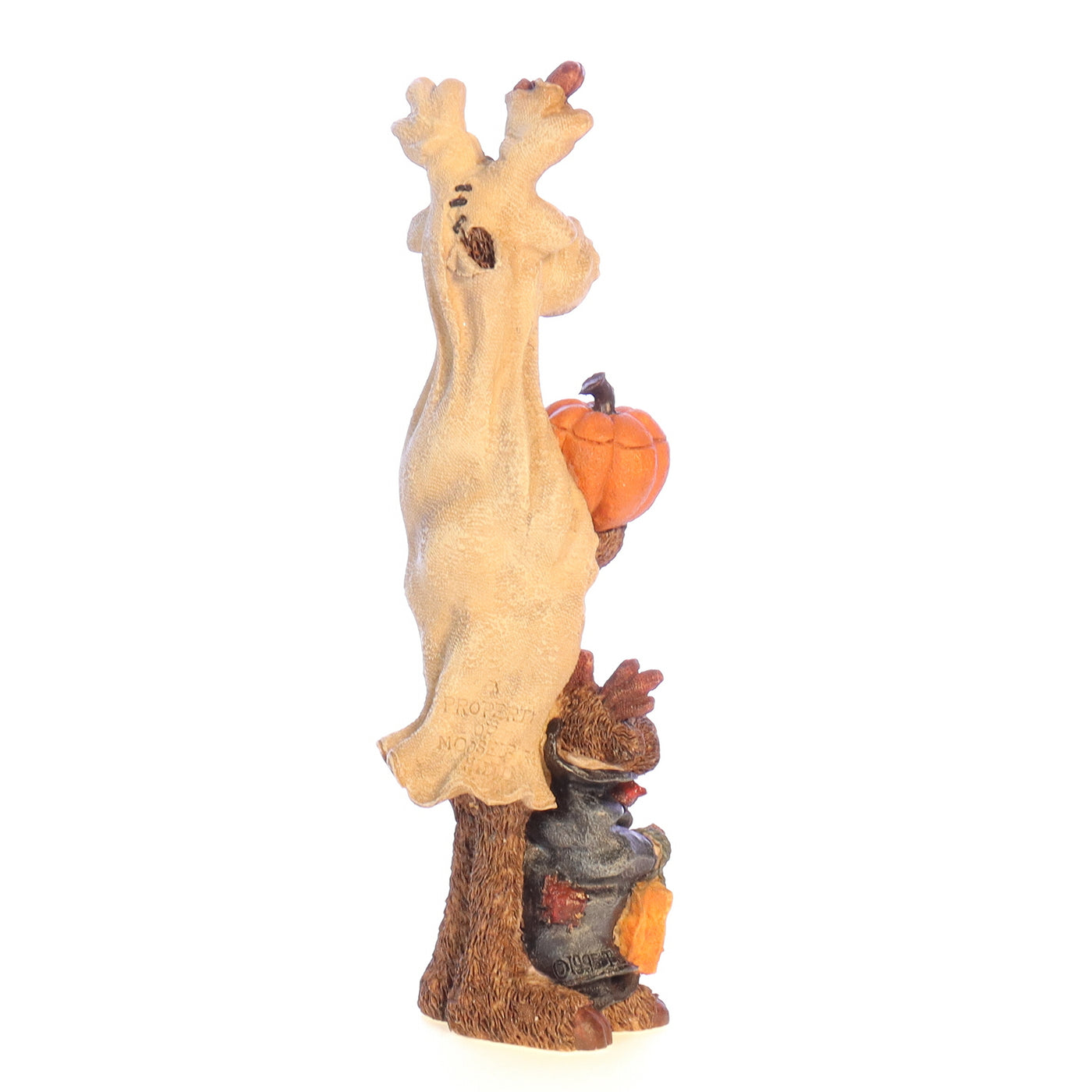 The Folkstone Collection 2831 Boowinkle VonHindenmoose Halloween Figurine 1995 Box Back Right View