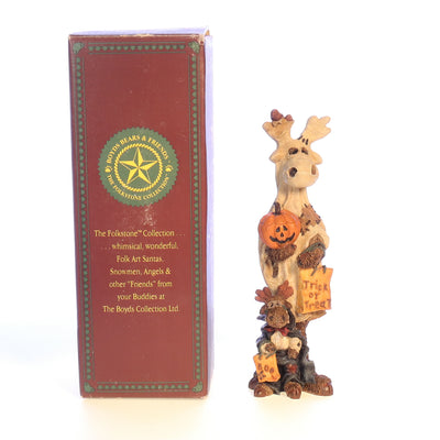 Boyds Bears Resin Figurine in Box Halloween 2831 Boowinkle VonHindenmoose 1995