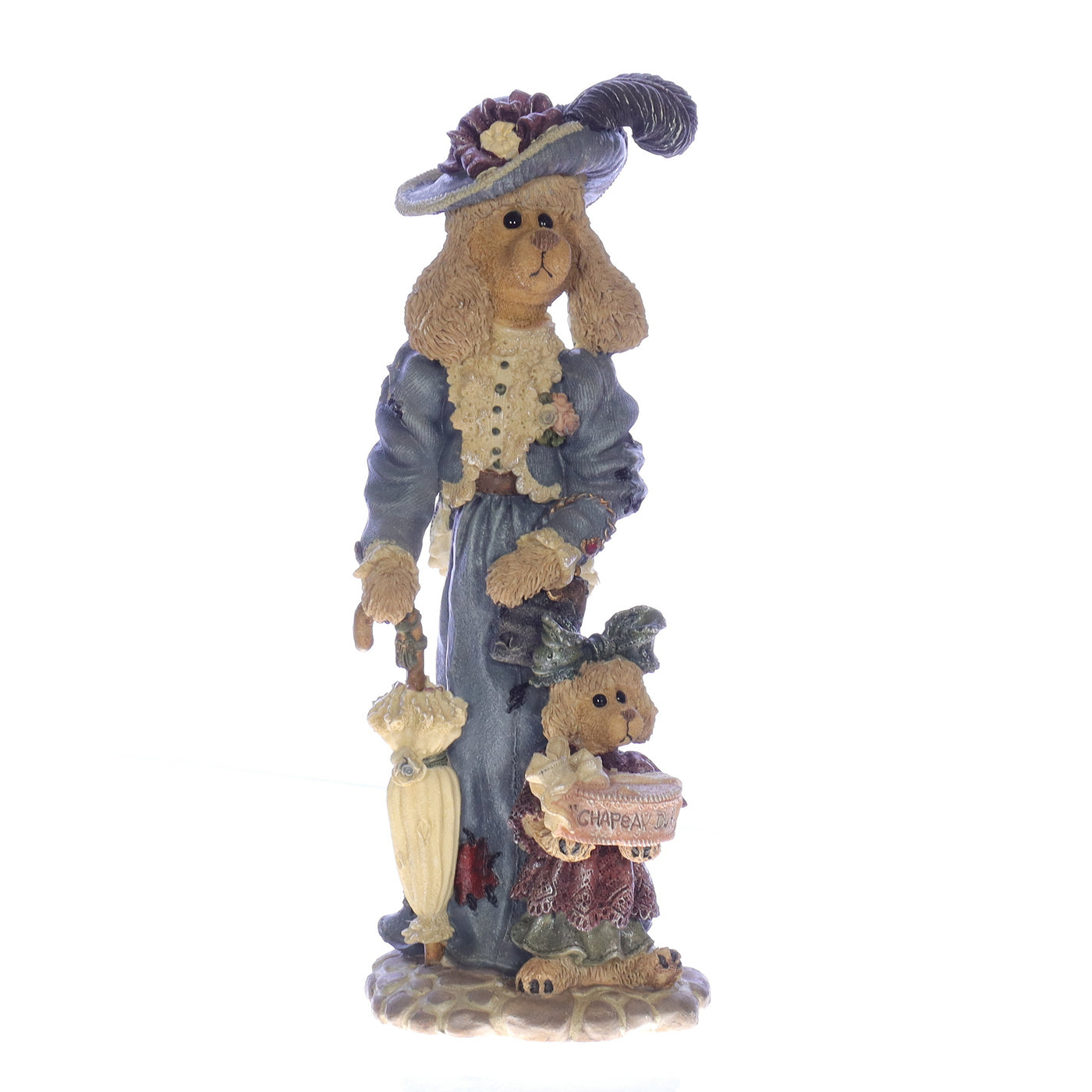 The_Folkstone_Collection_2875_Francoise_and_Suzanne_Crem_de_LaChien_Shopping_Figurine_1997 Front View