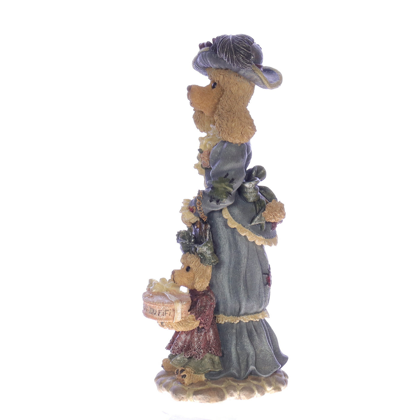 The_Folkstone_Collection_2875_Francoise_and_Suzanne_Crem_de_LaChien_Shopping_Figurine_1997 Left Side View