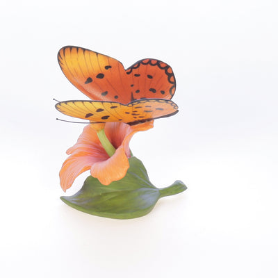 Butterflies_of_the_World_Fiery_Acraea_on_Hibiscus_Butterflies_of_the_World_Figurine_1985