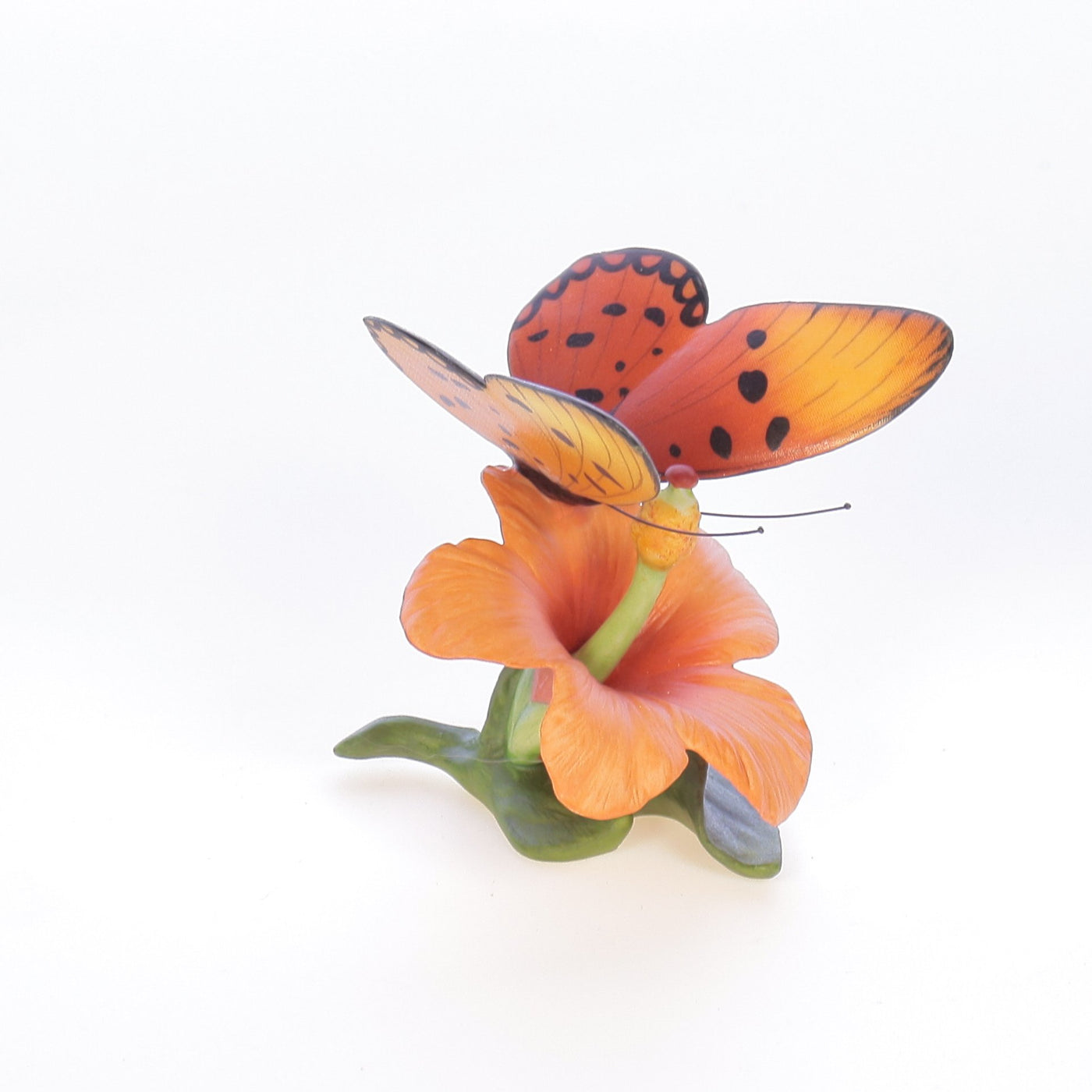 Butterflies_of_the_World_Fiery_Acraea_on_Hibiscus_Butterflies_of_the_World_Figurine_1985
