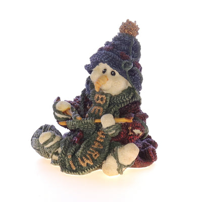 The_Wee_Folkstone_Collection_36501-1_Pearl_Too_The_Knitter_Christmas_Figurine_1997 Front Left View