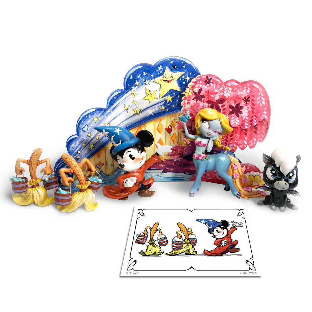 ディズニー Miss Mindy フィギュア 7体セット The World of Miss Mindy Disney Mrs. Potts Chip 7 Figure Set Enesco
