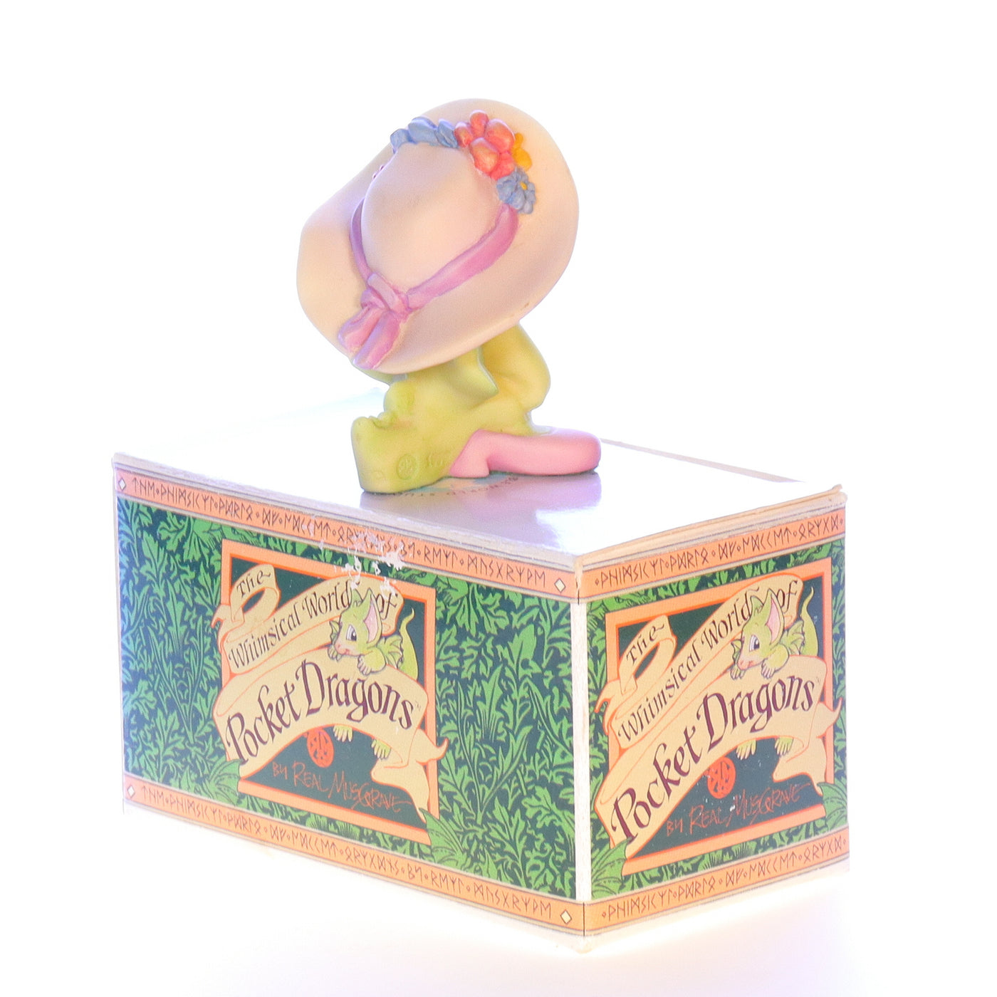Whimsical_World_of_Pocket_Dragons_002914_Lady_Big_Hat_Fantasy_Figurine_1998_Box Back Right View