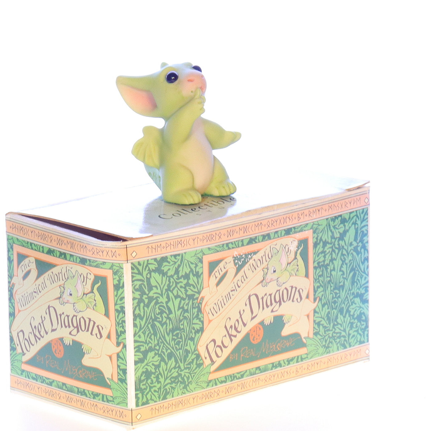 Whimsical_World_of_Pocket_Dragons_013855_SHHHH_Fantasy_Figurine_1998_Box Front Right View