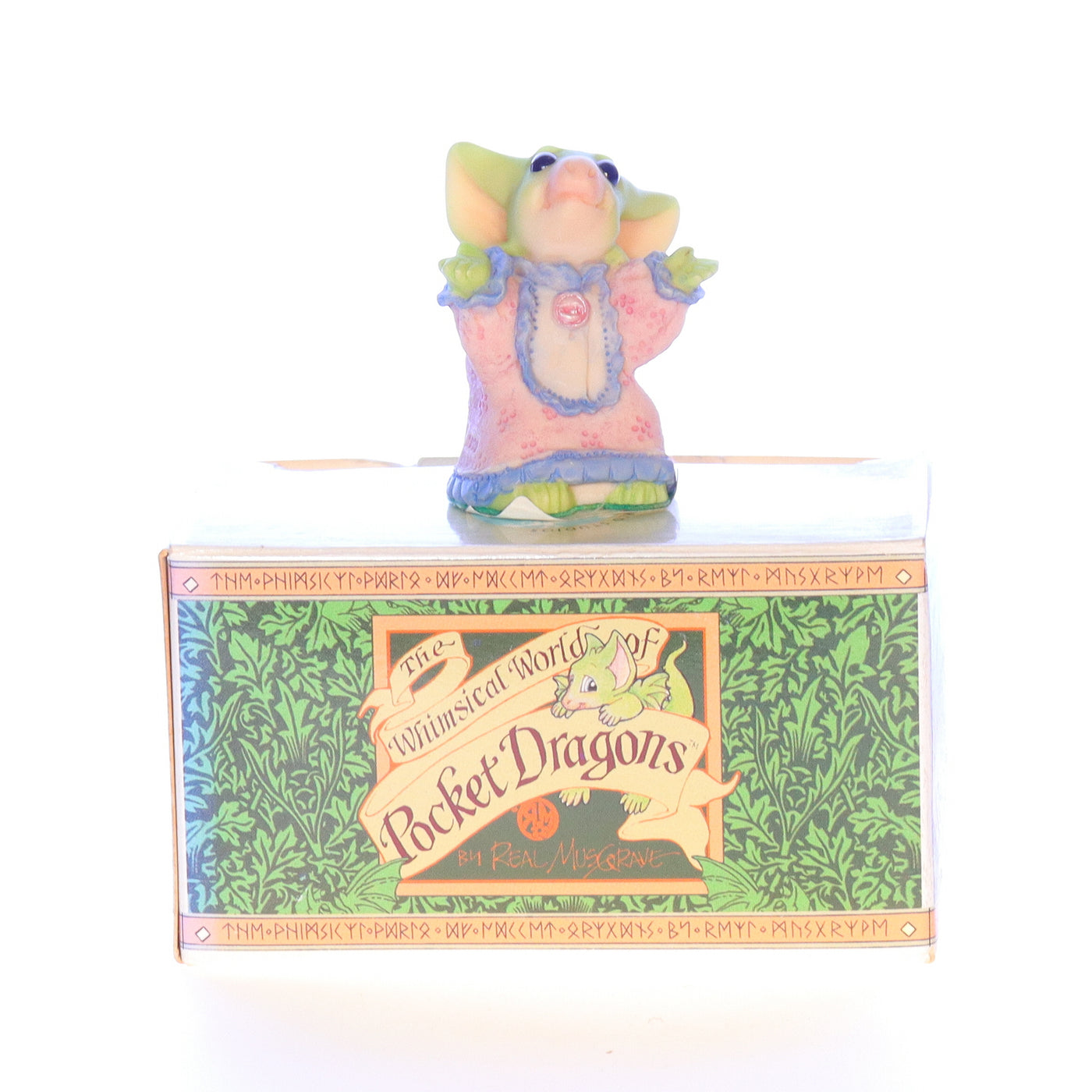 Whimsical_World_of_Pocket_Dragons_053839028998_Flannel_Nightie_Fantasy_Figurine_1998_Box Front View