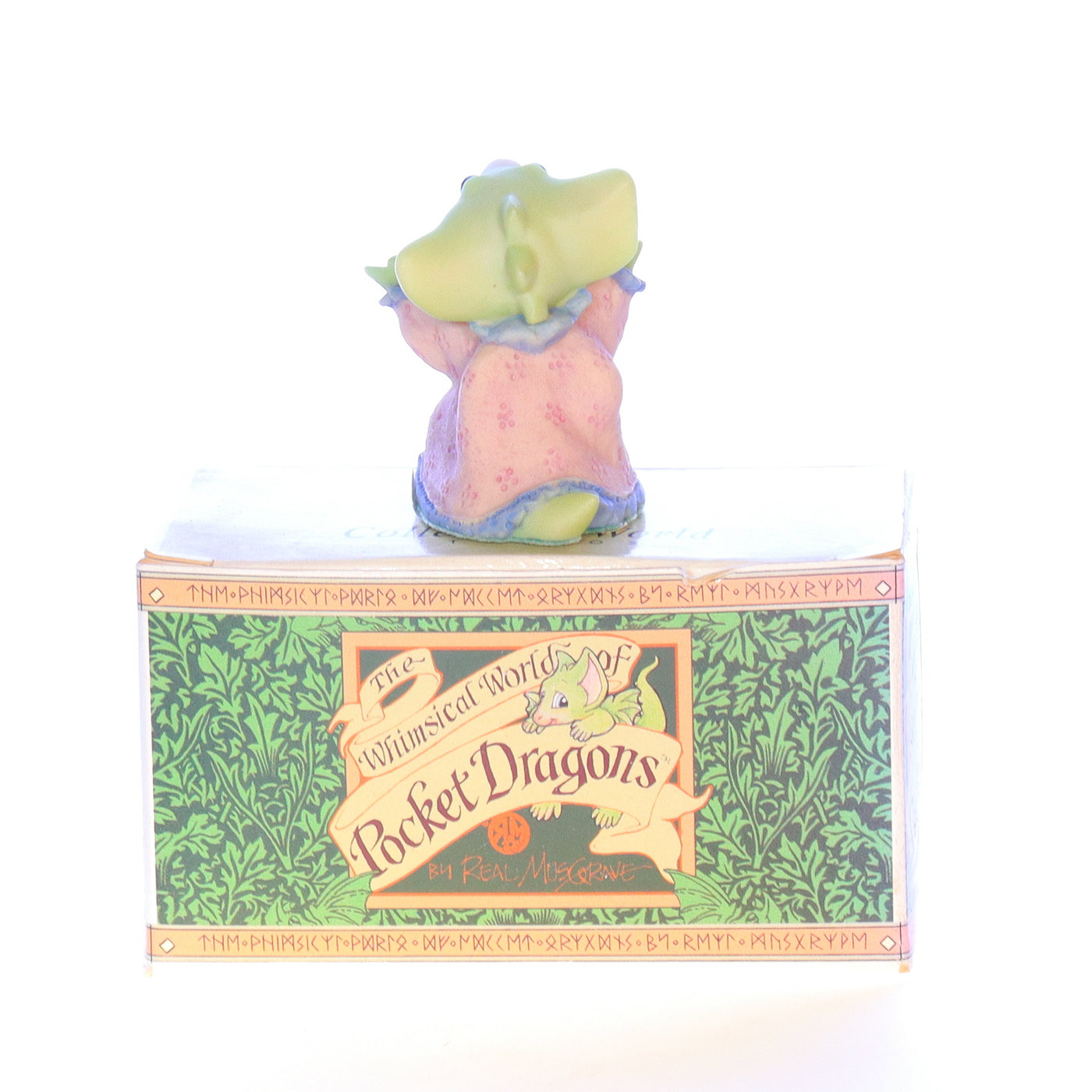 Whimsical_World_of_Pocket_Dragons_053839028998_Flannel_Nightie_Fantasy_Figurine_1998_Box Back View