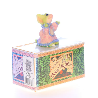Whimsical_World_of_Pocket_Dragons_053839028998_Flannel_Nightie_Fantasy_Figurine_1998_Box Front Right View