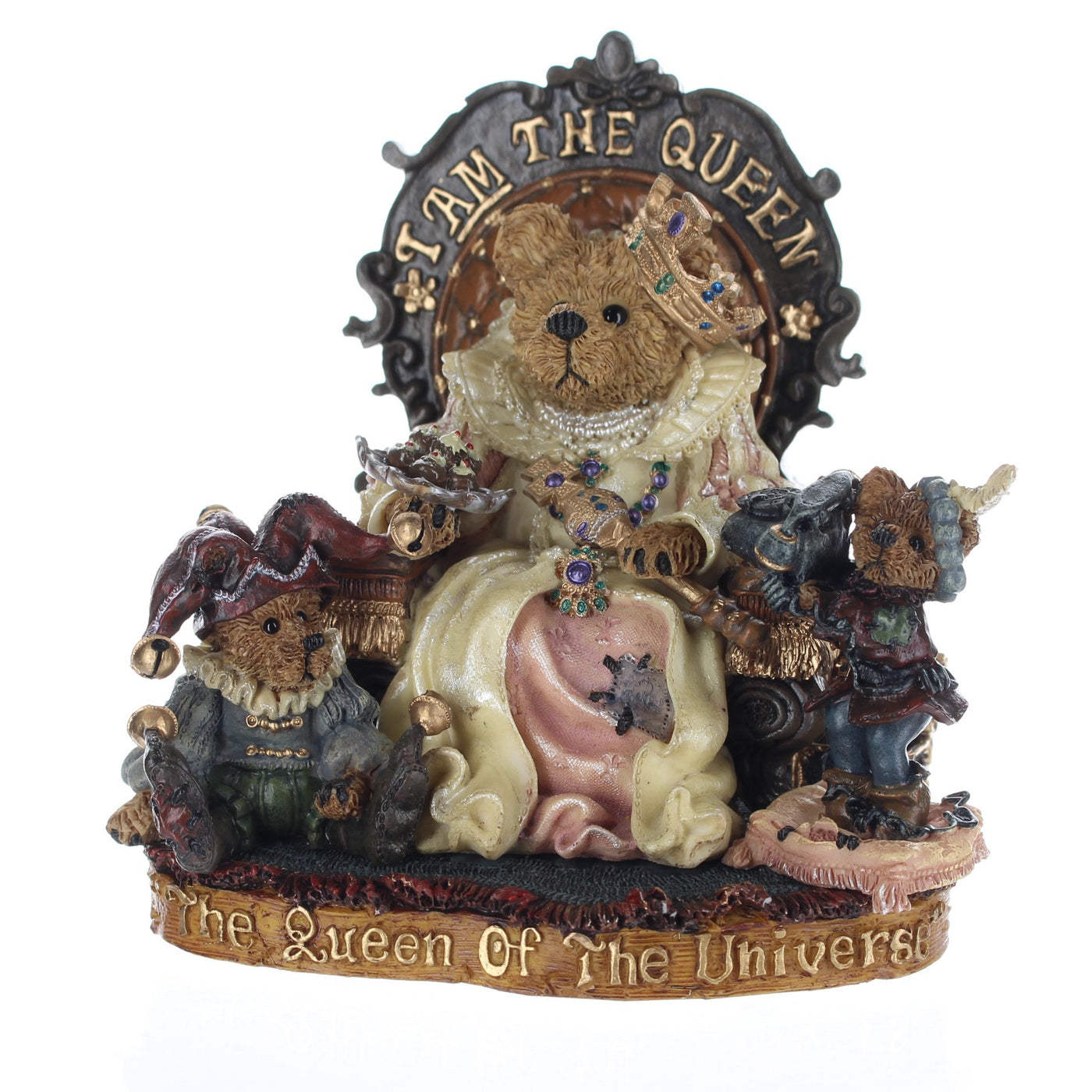 Boyds-Bears-Friends-Bearstone-Figurine-Elizabeth-With-Rosencrantz-and-GuildersternI-Am-The-Queen-01998-71_01