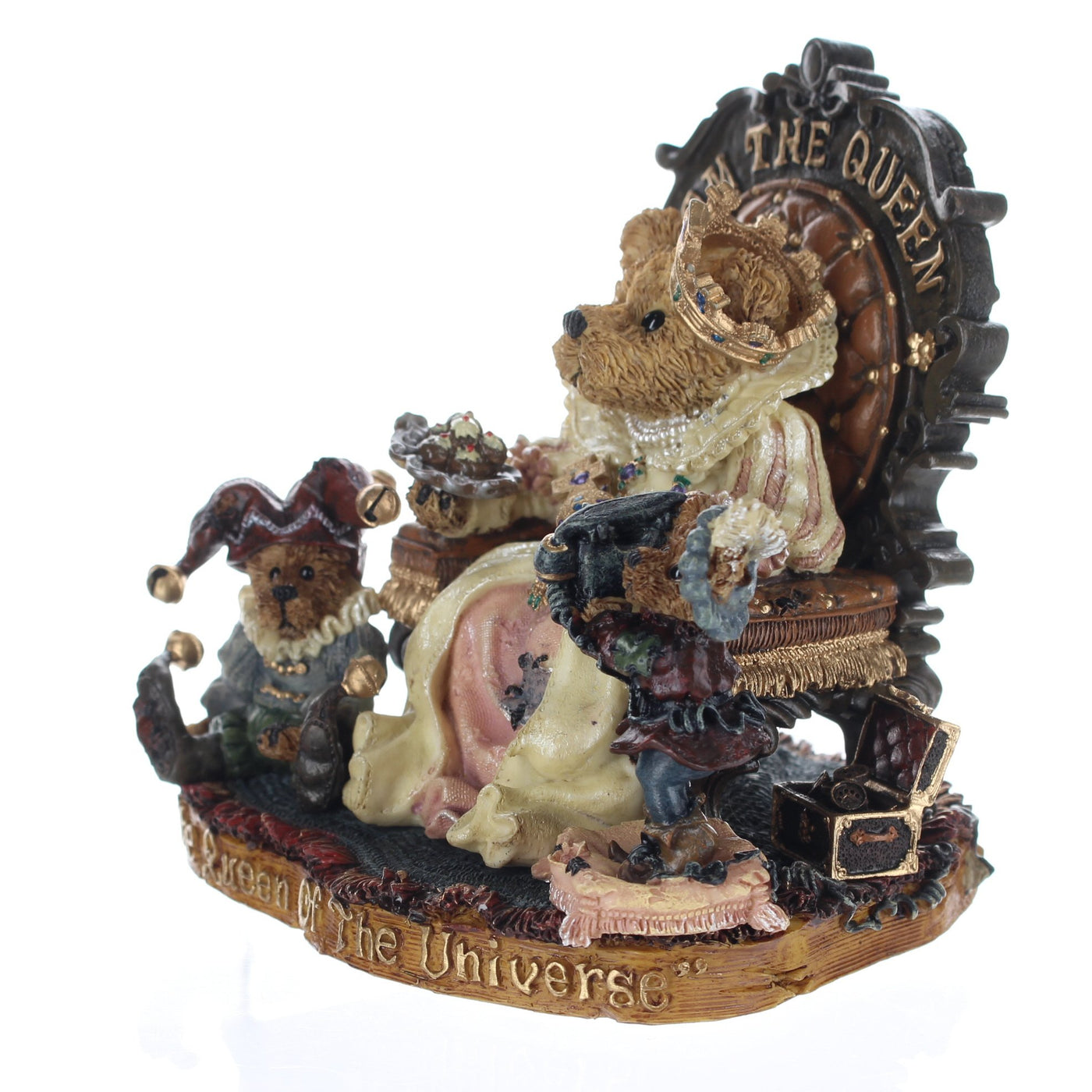 Boyds-Bears-Friends-Bearstone-Figurine-Elizabeth-With-Rosencrantz-and-GuildersternI-Am-The-Queen-01998-72_02