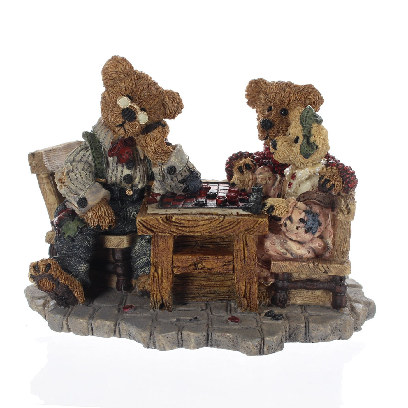 Boyds-Bears-Friends-Bearstone-Figurine-Grenville-w/Matthew-and-BaileySunday-Afternoon-2281_01
