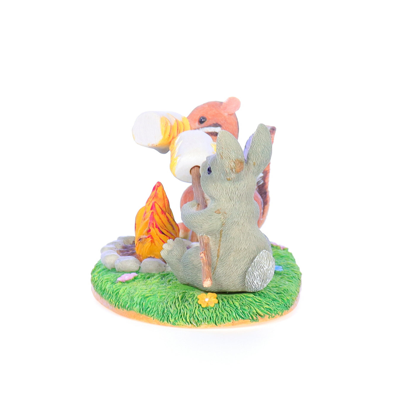 charming tails 83700 toasting marshmallows friendship figurine Left