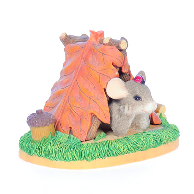 charming tails 83703 camping out fall figurine Front Right
