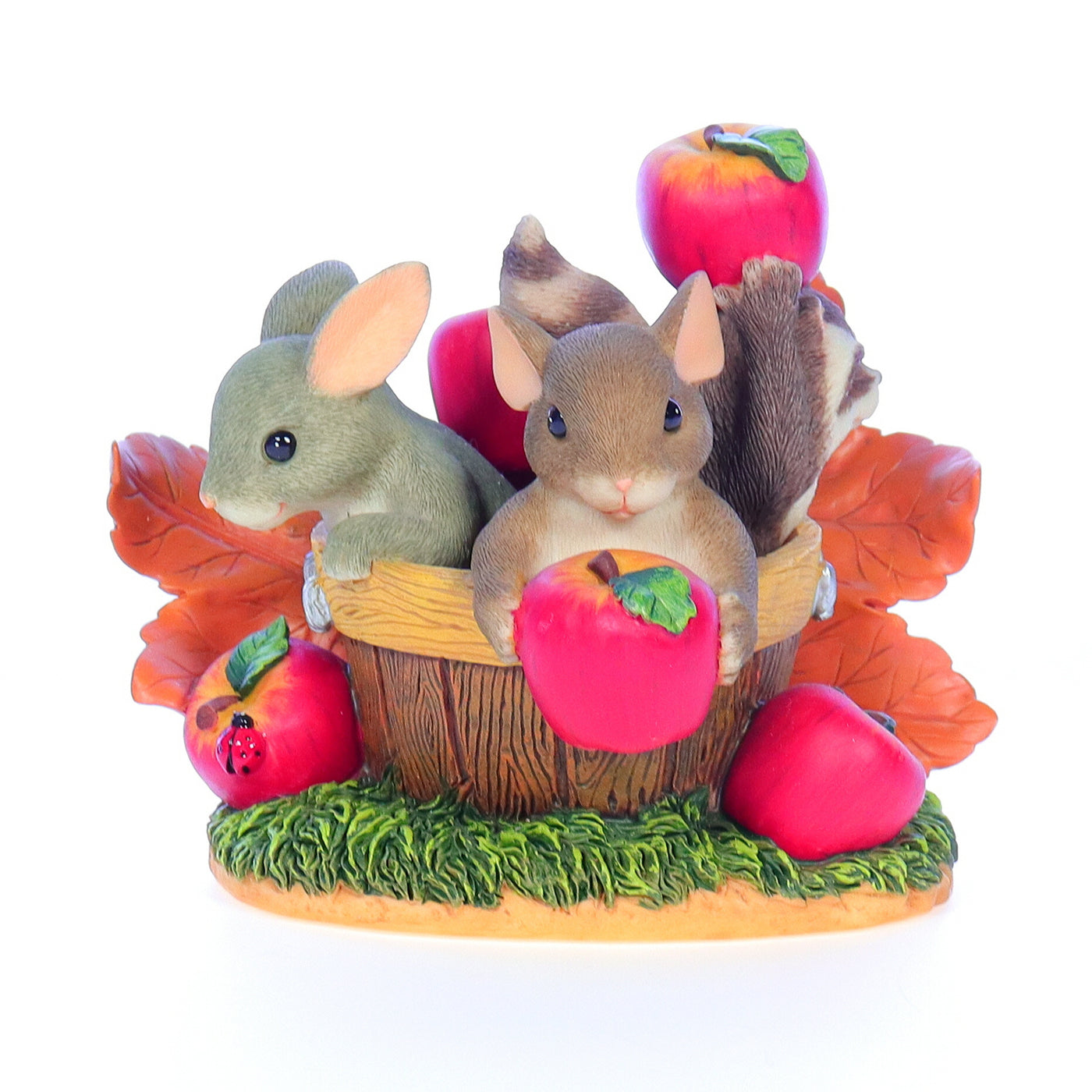 charming tails 85-505 friends are a bushel of fun fall figurine box front