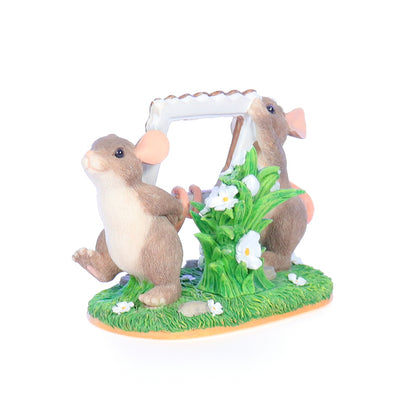 charming tails 89722 picture perfect spring figurine Back Left