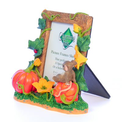 charming tails 93108 pumpkin harvest fall picture frame box front left