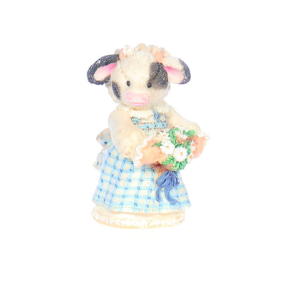marys moo moos 167517 milk maid wedding figurine 1995
