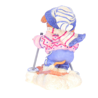 marys moo moos 548944 barn to ski christmas figurine 1999 back right