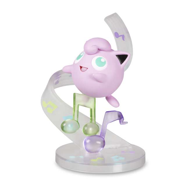 Jigglypuff Using Sing Attack Official Pokemon Gallery Collectible Figurine from The Pokemon Center