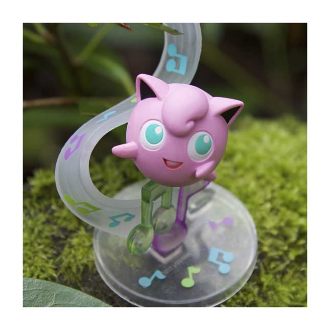 Jigglypuff Using Sing Attack Official Pokemon Gallery Collectible Figurine from The Pokemon Center