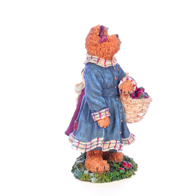 the bearstone collection 2277942 lauren and jan  strawberry friends friendship figurine 2004 right