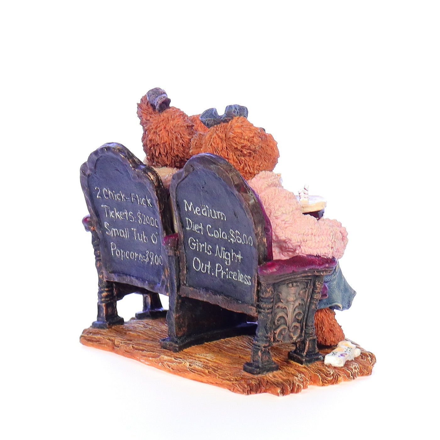 the bearstone collection 227795 rachael and phoebe  girls night out friendship figurine 2002 back right