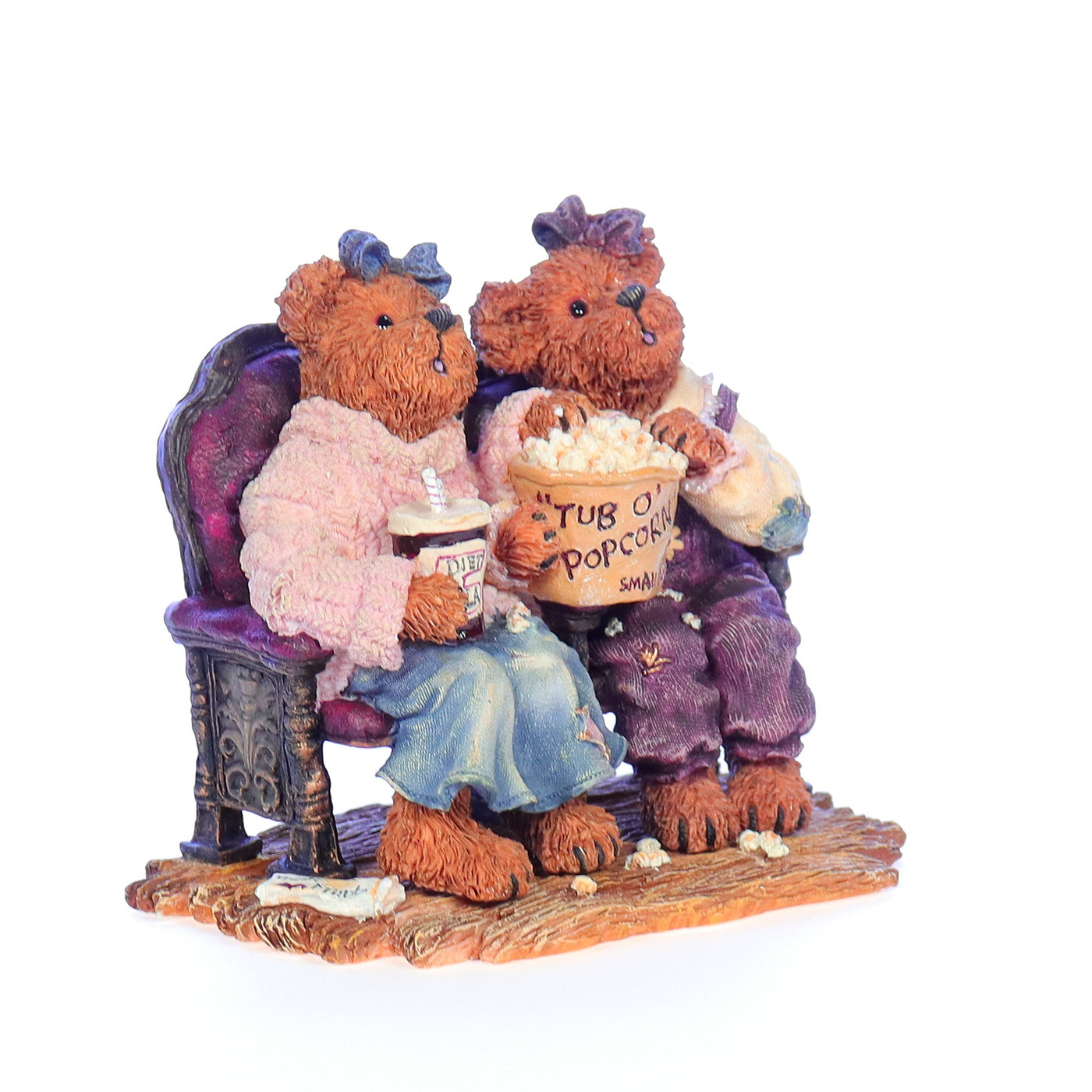 the bearstone collection 227795 rachael and phoebe  girls night out friendship figurine 2002 front right