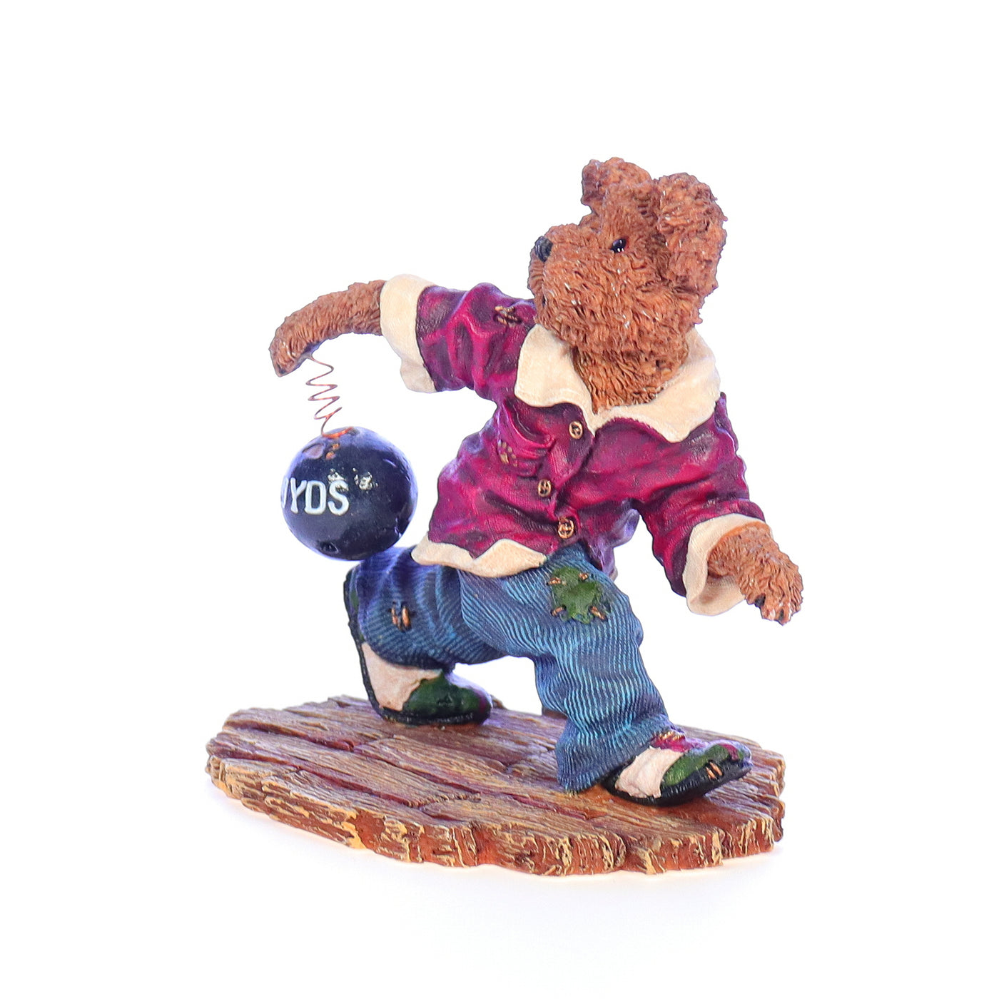 the bearstone collection 228358 strike mcspare  9 outa 10 aint bad sports figurine 2001 front left
