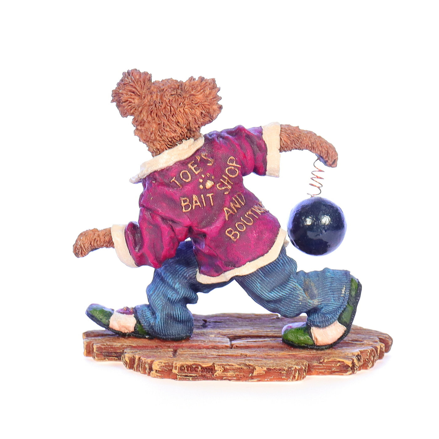 the bearstone collection 228358 strike mcspare  9 outa 10 aint bad sports figurine 2001 back