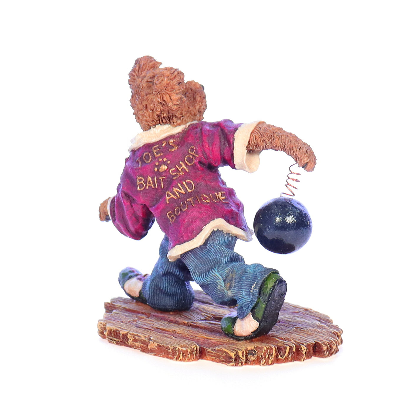 the bearstone collection 228358 strike mcspare  9 outa 10 aint bad sports figurine 2001 back right
