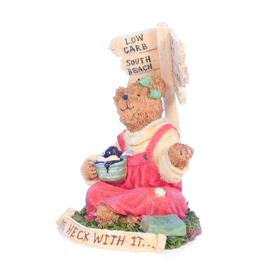 the bearstone collection 228479 calorina counting  just the way i am figurine 2006 front left